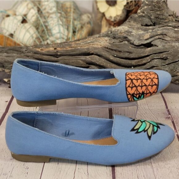 SO® Anchovy Pineapple Ballet Flats - Picture 3 of 11